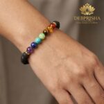 7 Chakra Lava Bracelet – Natural Healing Stone Bracelet for Positive Energy & Balance - Image 4