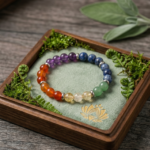 Debprisha 7 Chakra Bracelet – Natural Crystal Healing Bracelet for Balance, Positivity & Inner Peace - Image 2