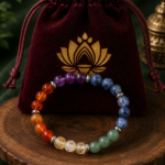 Debprisha 7 Chakra Bracelet – Natural Crystal Healing Bracelet for Balance, Positivity & Inner Peace