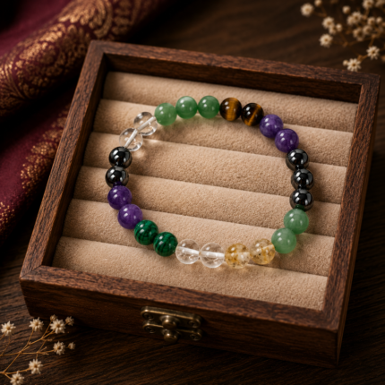 Money Magnet Bracelet – Natural Crystal Bracelet for Wealth, Success & Positive Energy