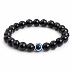DebPrisha Obsidian Black Evil Eye Bracelet - Image 2